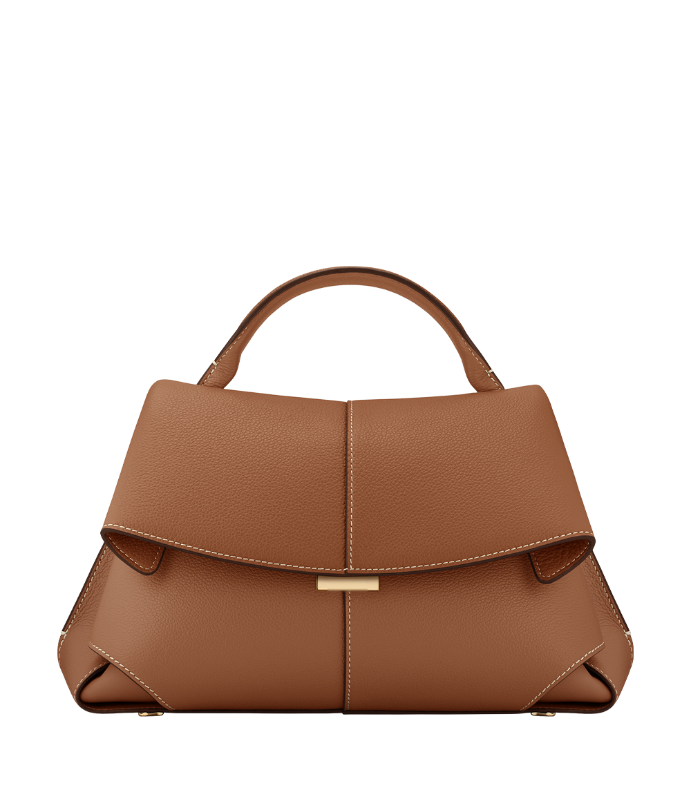 Top-Handle Bag — Camel